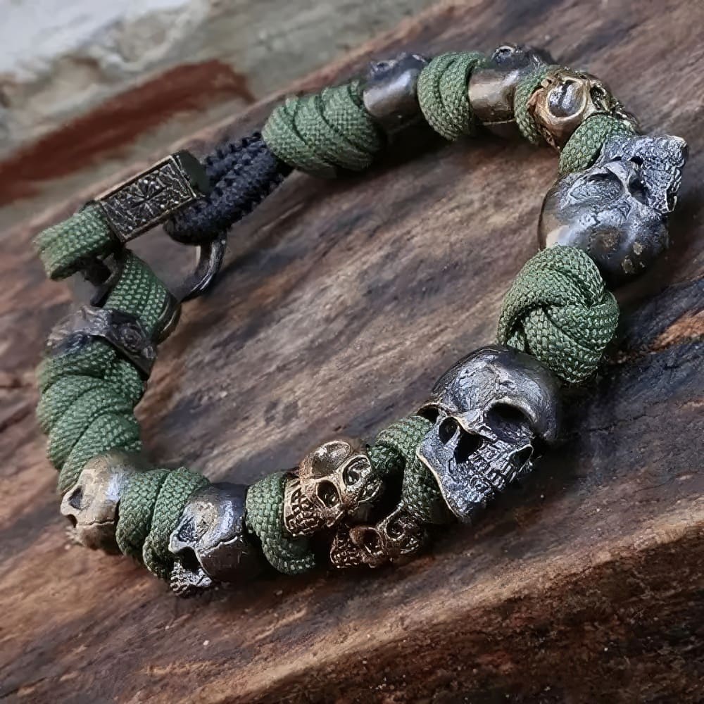 Bracelet Tête de Mort Paracorde