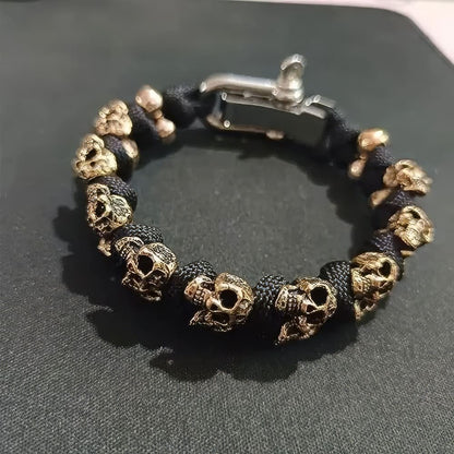 Bracelet Tête de Mort Paracorde