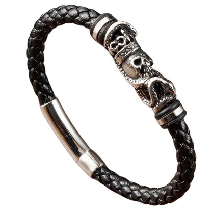 Bracelet Tête de Mort Serpent