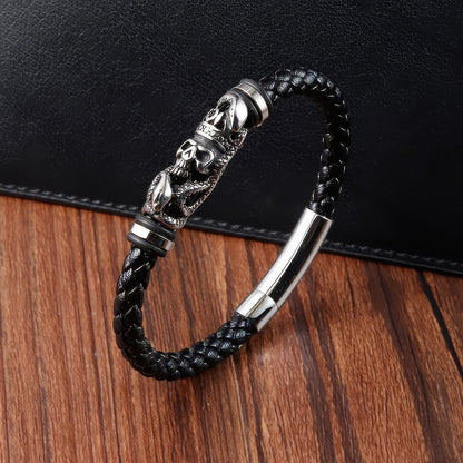 Bracelet Tête de Mort Snake