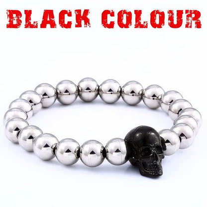 Bracelet Skull à Perles