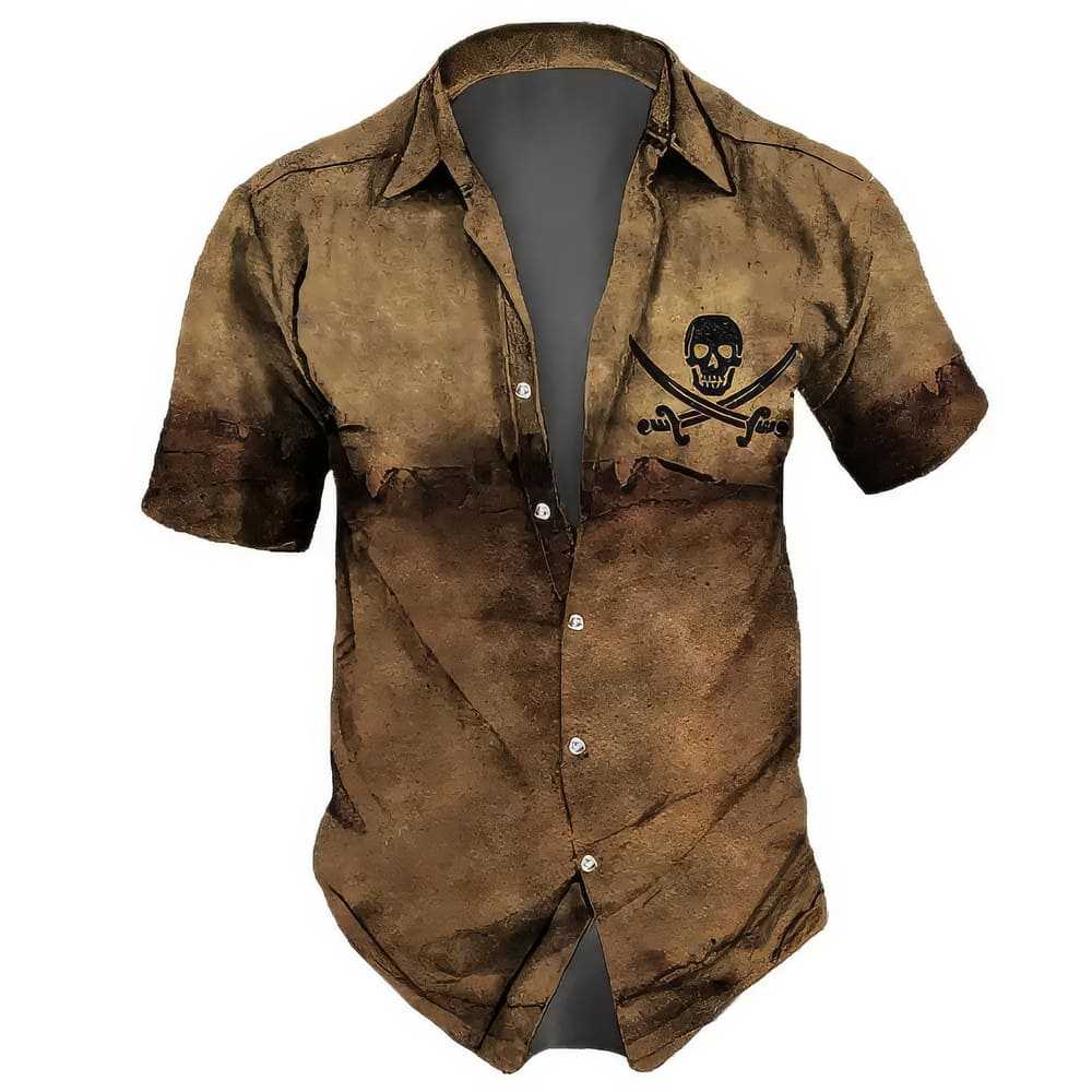 Chemise Tête De Mort Pirate