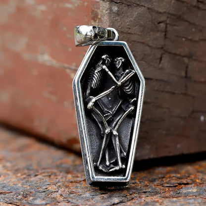 Pendentif Squelette Cercueil