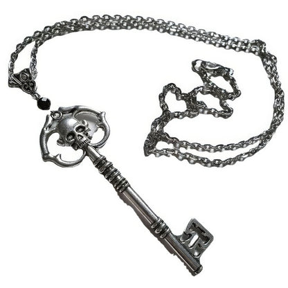 Collier Tête De Mort Clé