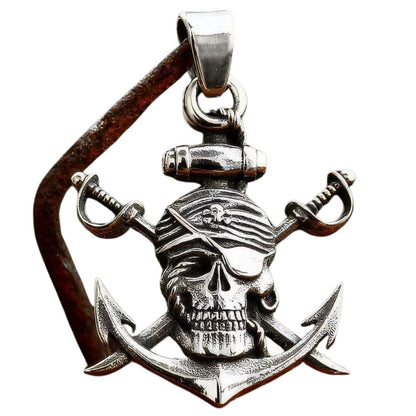 Collier Tête De Mort Pirate