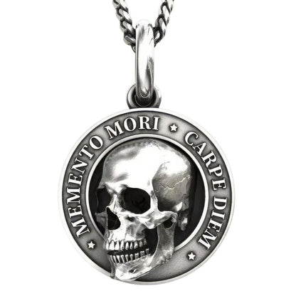 Collier Tête de Mort Memento Mori