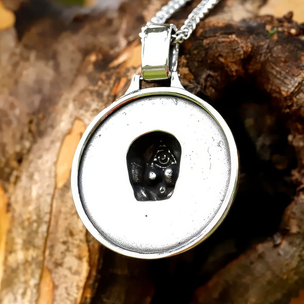 Collier Tête de Mort Cercle