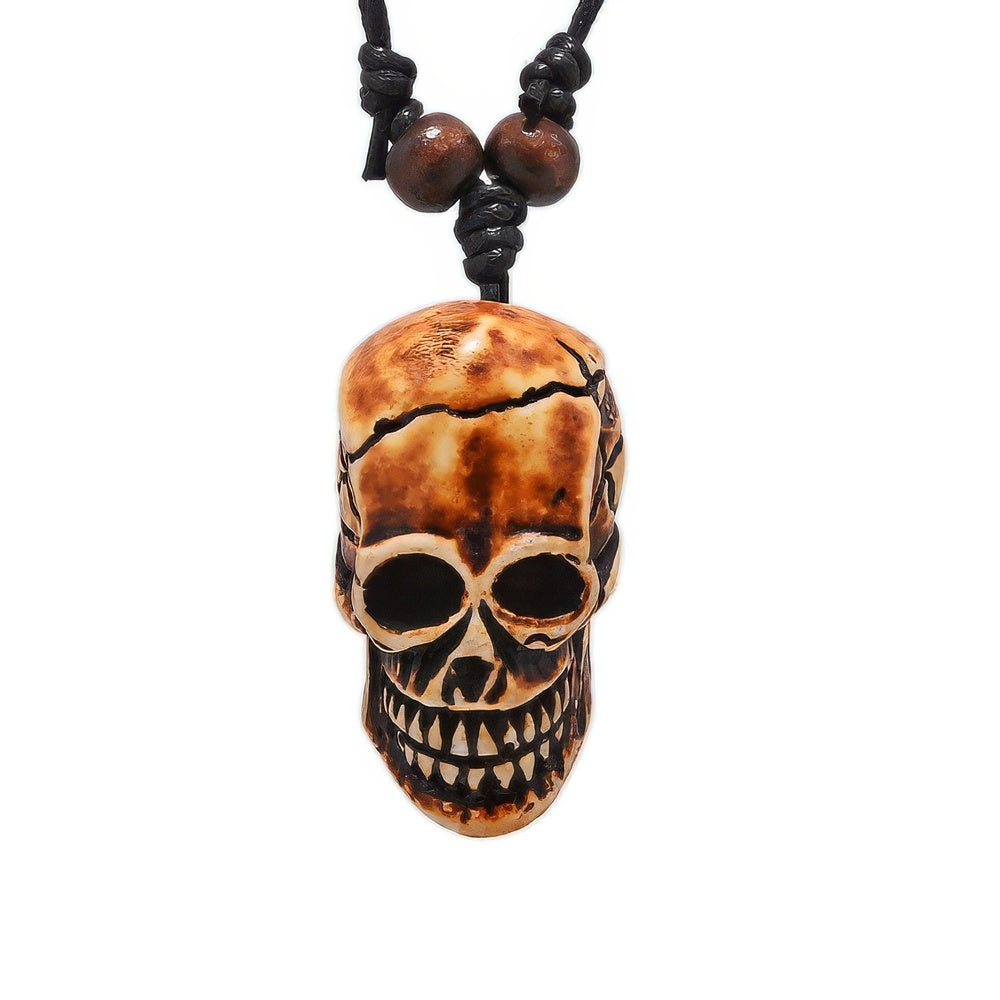 Collier Tête de Mort Tribal