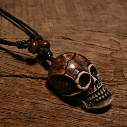 Collier Tête de Mort Tribal