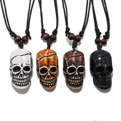 Collier Tête de Mort Tribal