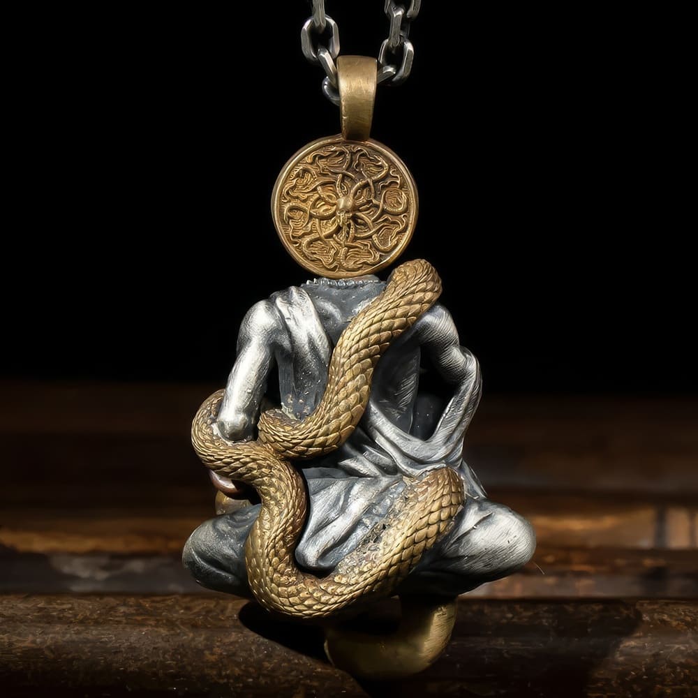 Pendentif Tête de Mort Bouddhiste