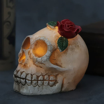 Lampe Skull Floral