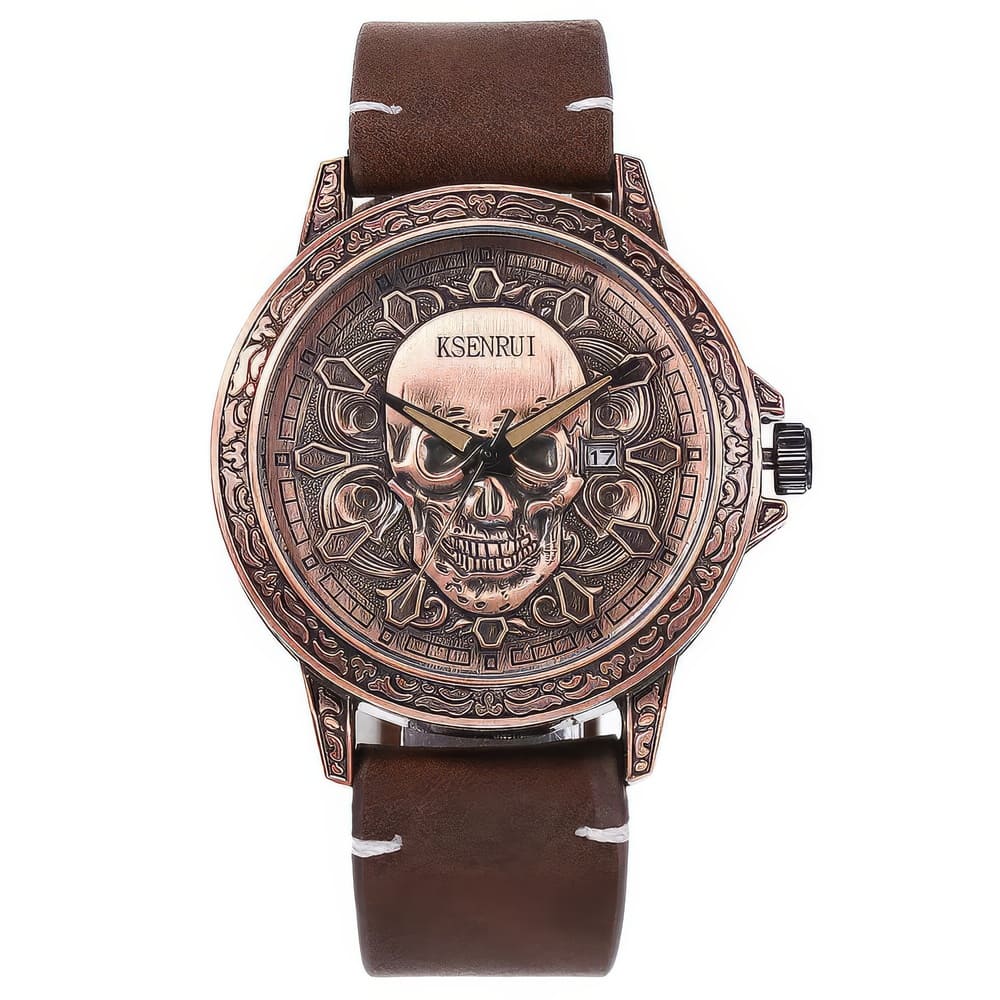 Montre Tête de Mort Retro