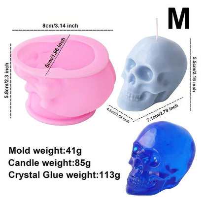 Moule Bougie Tête de Mort