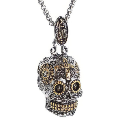 Pendentif Calavera Steampunk