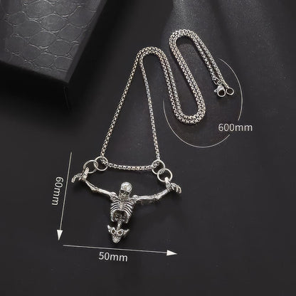 Pendentif Squelette Suspendu