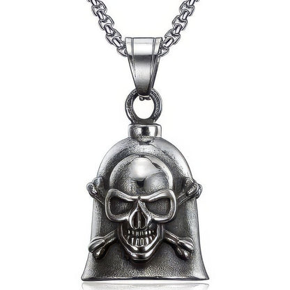 Pendentif Tête De Mort Cloche