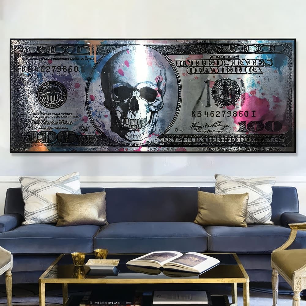 Tableau Billet Skull