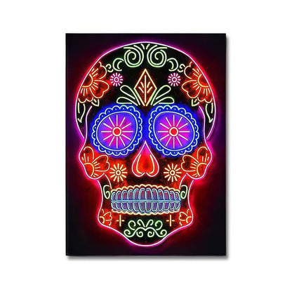 Tableau Skull Mexique